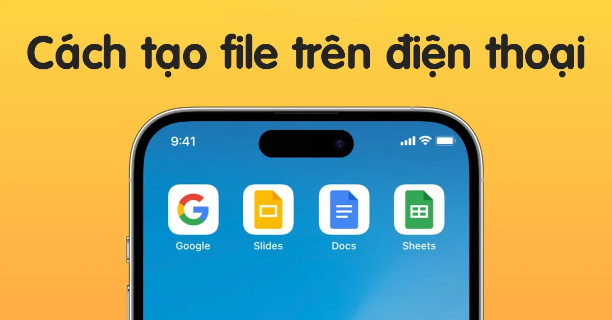 Tạo File Word Trên Điện Thoại