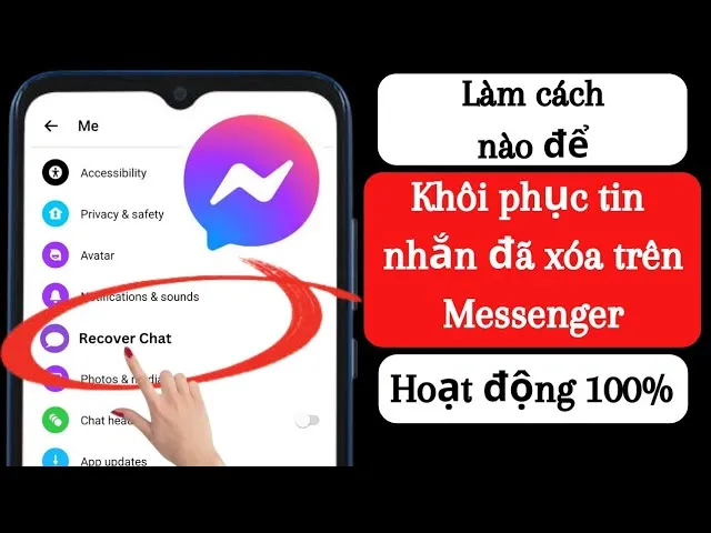 Cách xem lại tin nhắn đã xóa trên Messenger